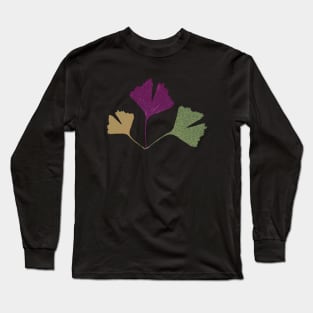 Ginkgo biloba leaves Long Sleeve T-Shirt